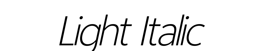 Homizio Nova Light Italic Yazı tipi ücretsiz indir